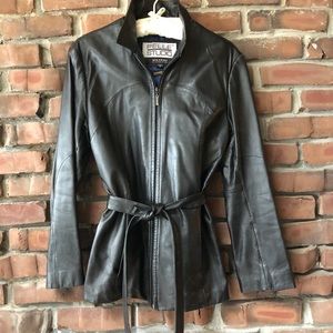 Wilsons Leather Black Jacket